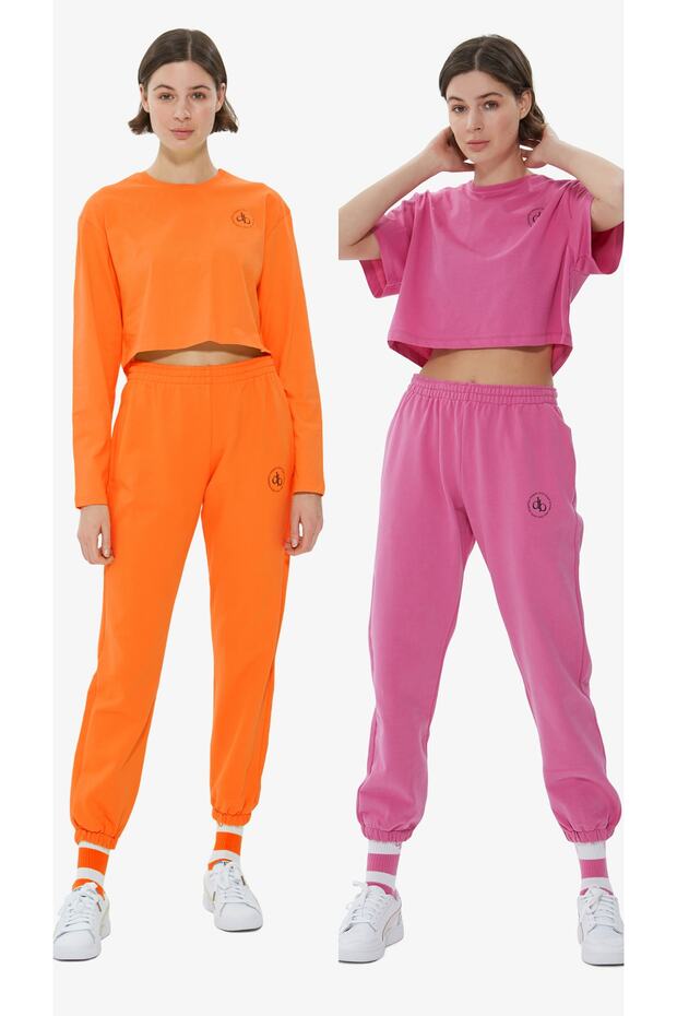 Turuncu Basic Eşofman Altı - 8