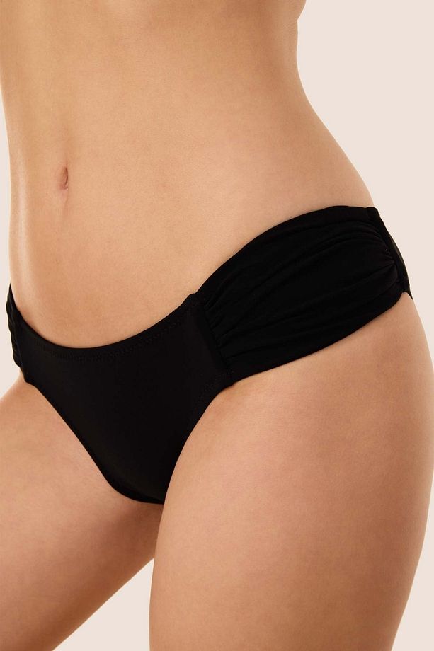 3400 Siyah Tek Omuz Bikini Takımı - 4