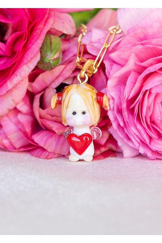 Murano Aşk Bebek Kolye - 4