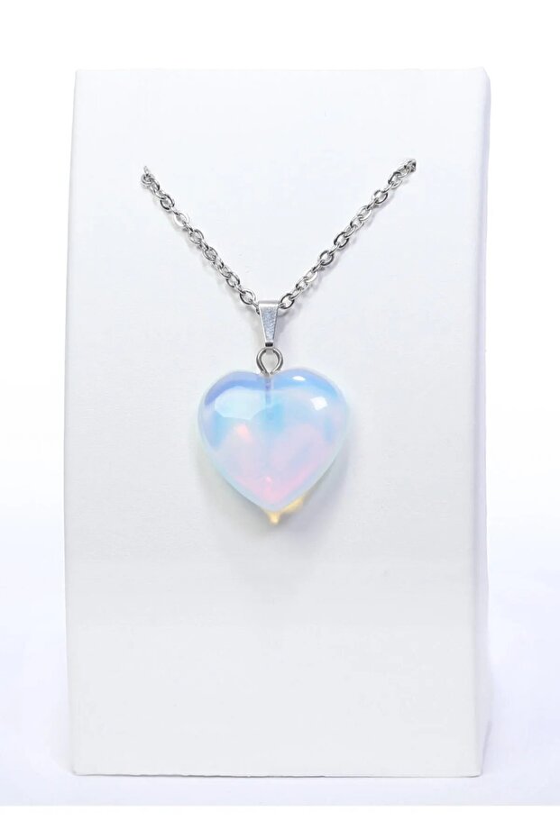 Heart Cut Amethyst Stone Necklace