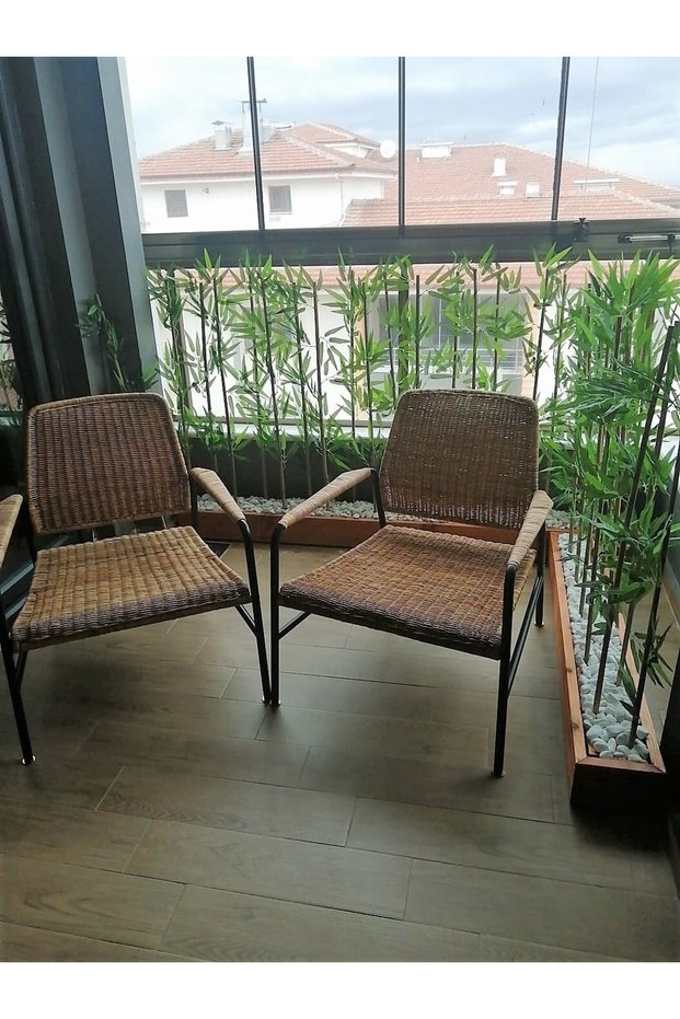 Bambu Paravan Seperatör Saksı 70cm X 100 Cm Bambu