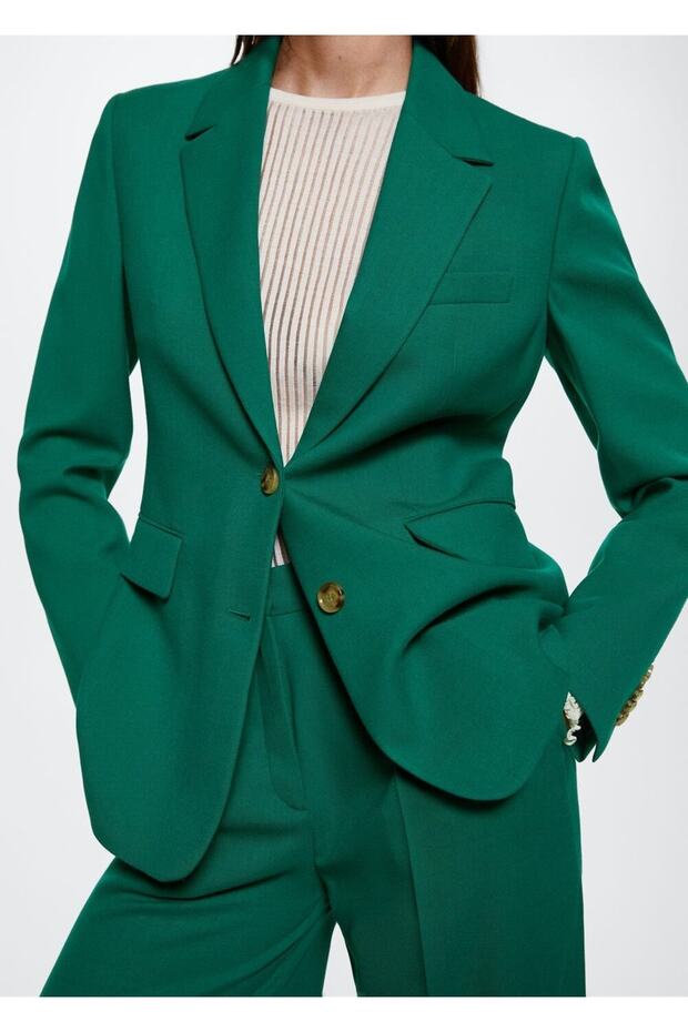 Yün Blazer Ceket - 8