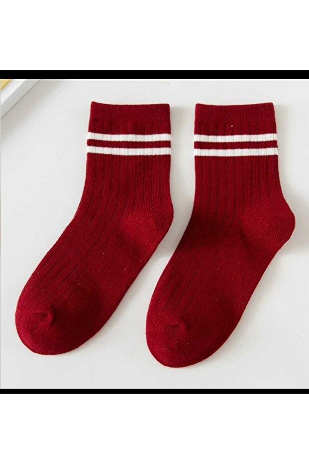 جوارب منقوشة بدائرة للأطفال - 1