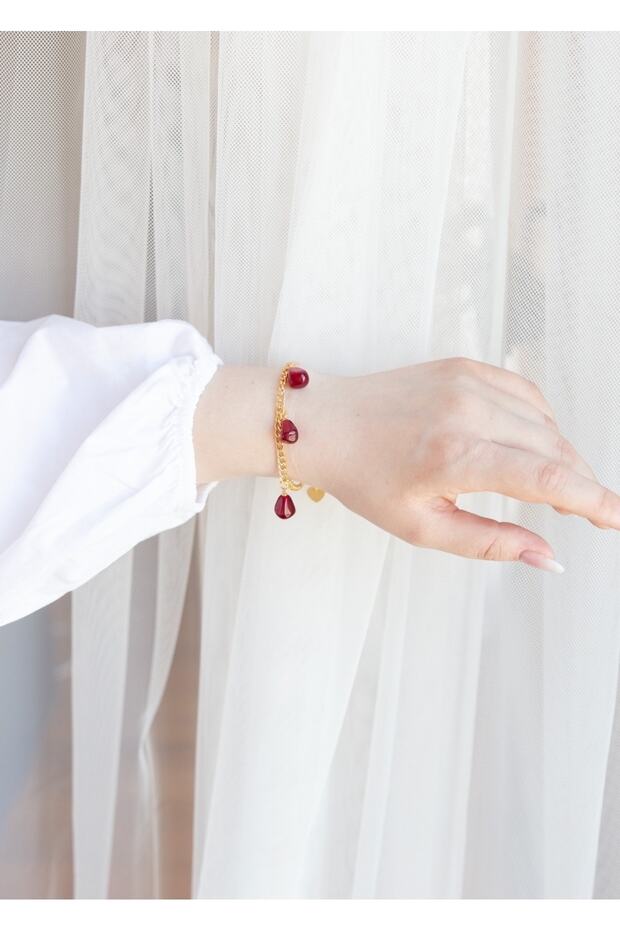 3 Murano Nar Taneli Bileklik - 1