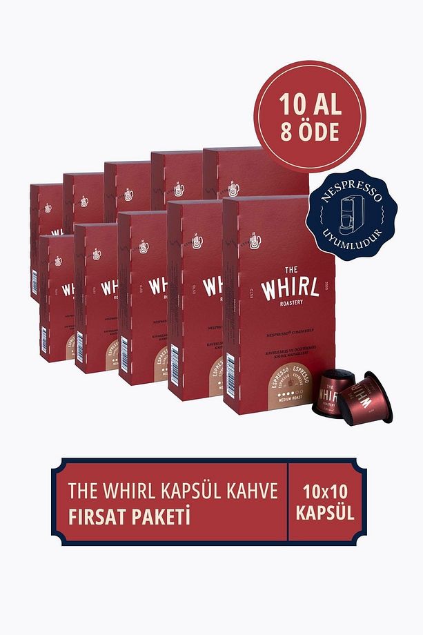 Espresso Medium Kapsül Kahve 10 Al 8 Öde Fırsat Paketi - 1