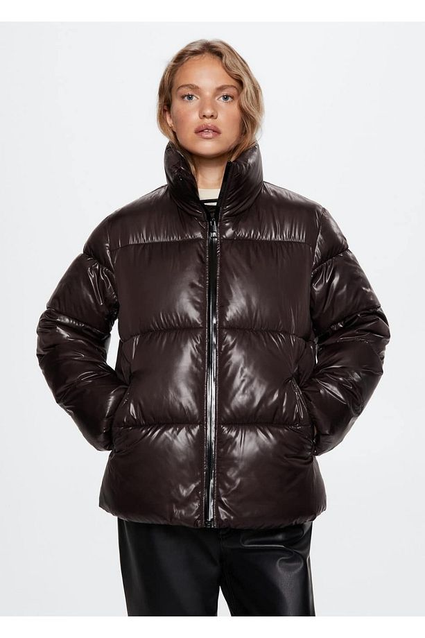 Dik Yakalı Kapitone Anorak - 1