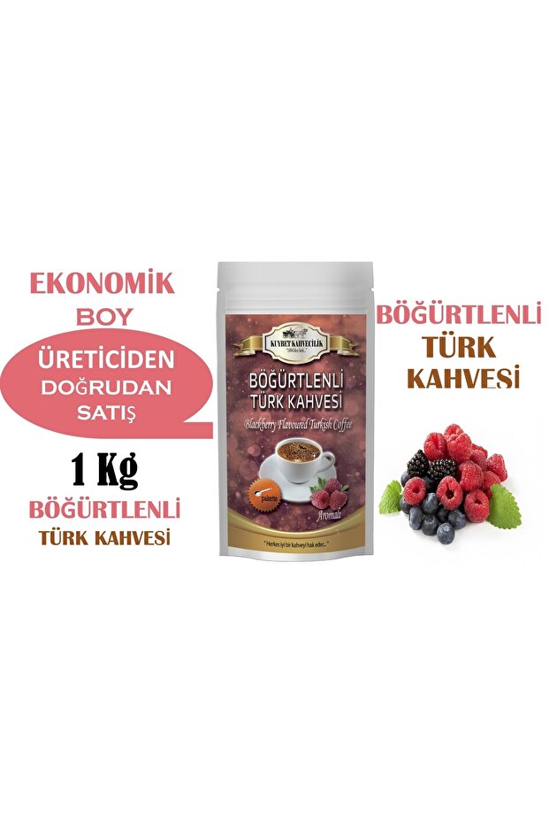 1 Kg Turkish Coffee with Blackberry Economic Size