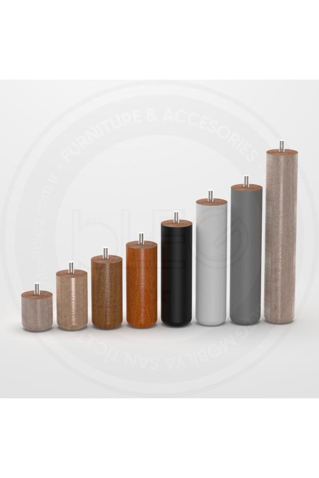 8cm Ahşap Mobilya Ayağı - 3