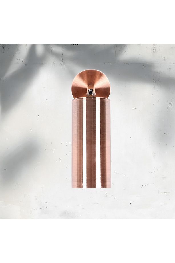 Mafsallı Modern Aplik Rose Gold Bakır Eskitme Duvar Aplik Dış Mekan Aplik 18cm - 5