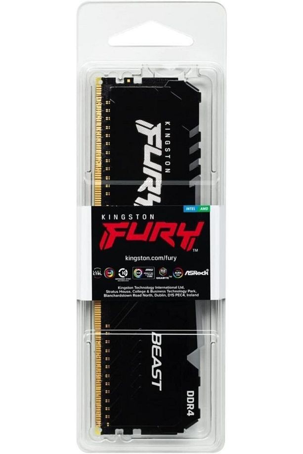 Fury Beast Rgb Kf436c18bba-16 16gb (1x16gb) Ddr4 3600mhz Cl18 Siyah Gaming Ram (bellek) - 4