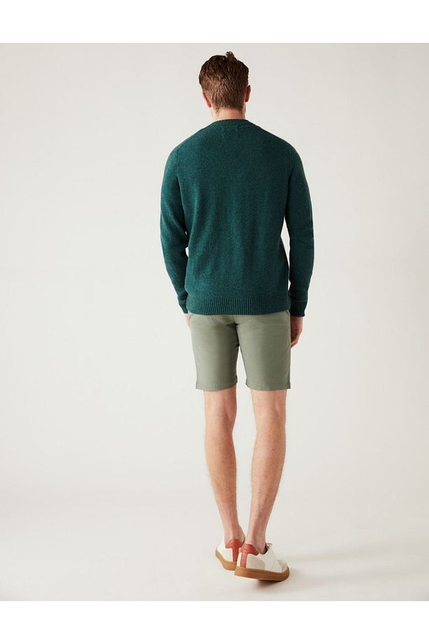 Regular Fit Chino Şort - 2