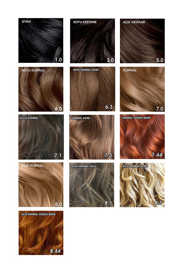 Color 7.1 Kumral - Amonyaksız Bitkisel Kalıcı Saç Boyası - 7