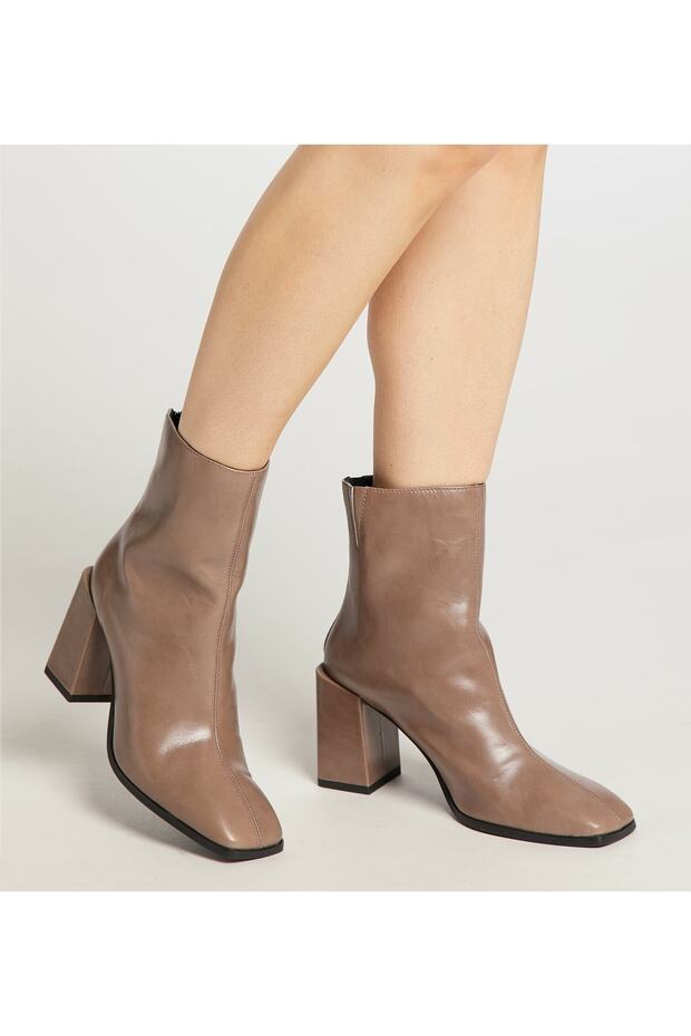 Leder Stiefelette - 1