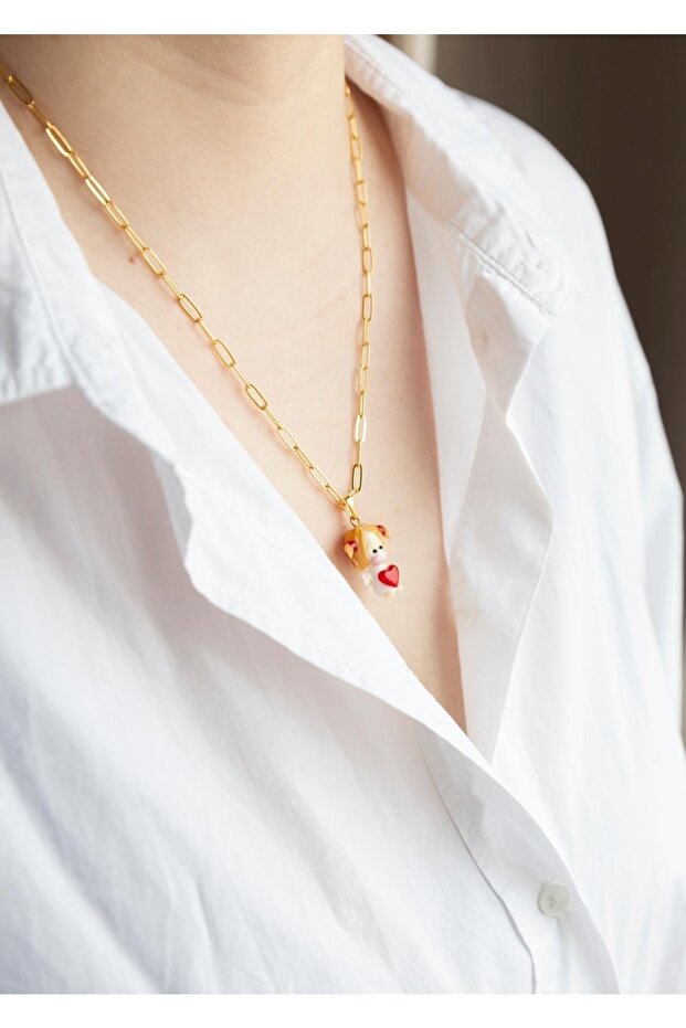 Murano Aşk Bebek Kolye - 1