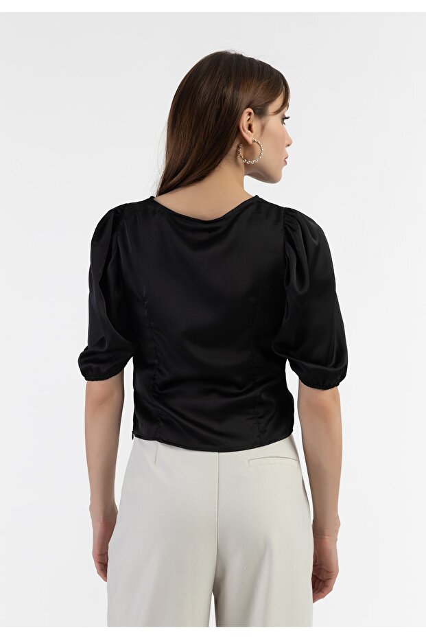 Drapiertes Top caneva - 4