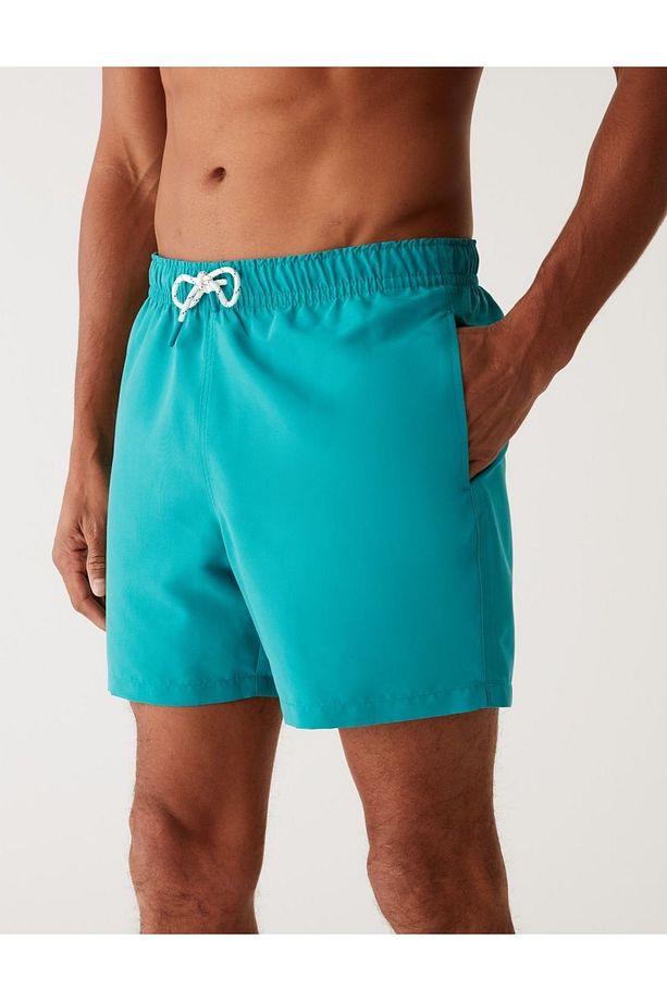 Regular Fit Quick Dry Deniz Şortu - 3