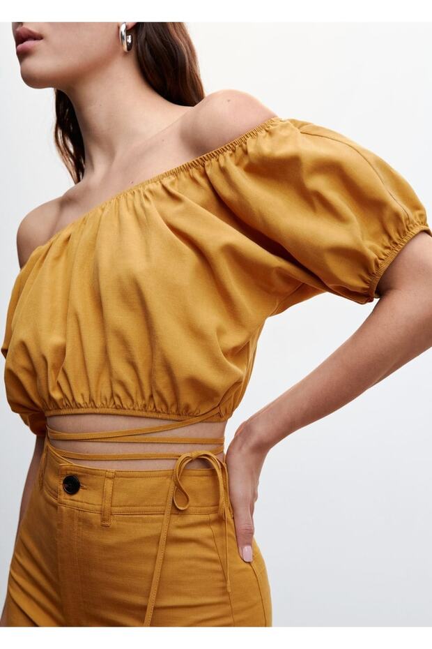 Kabarık Kollu Bluz - 6