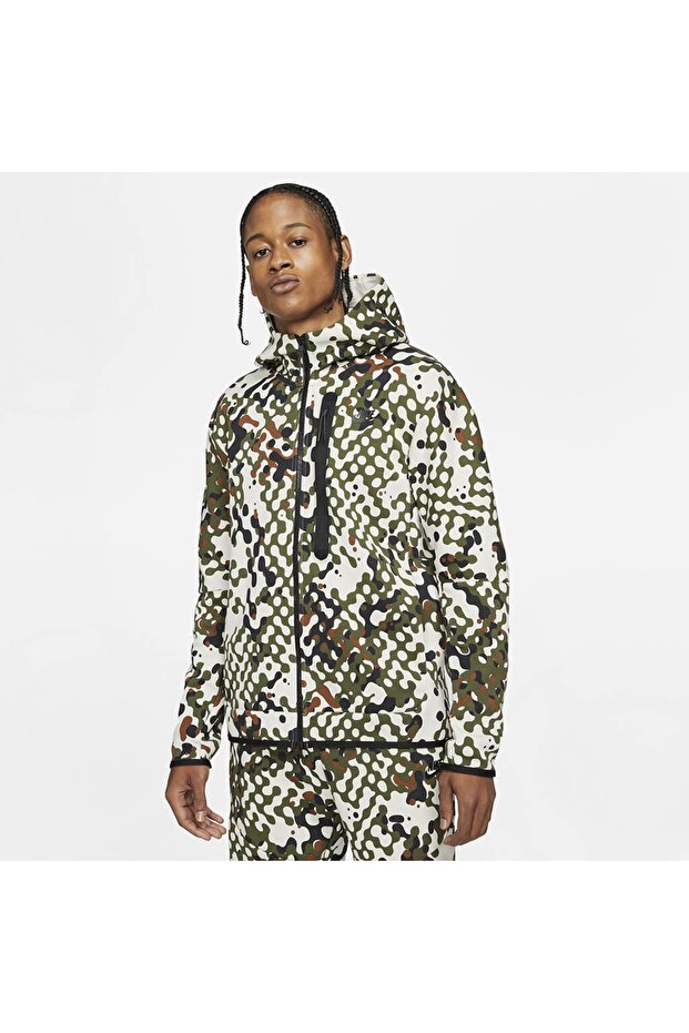 سترة خضراء للرجال من Tech Fleece