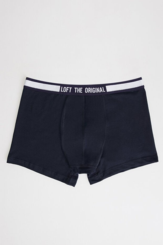 Men's Regular Fit Navy Boxer Lf2029987