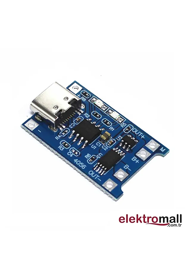 Tp4056 Lityum Pil Şarj Modülü Type-c - 1