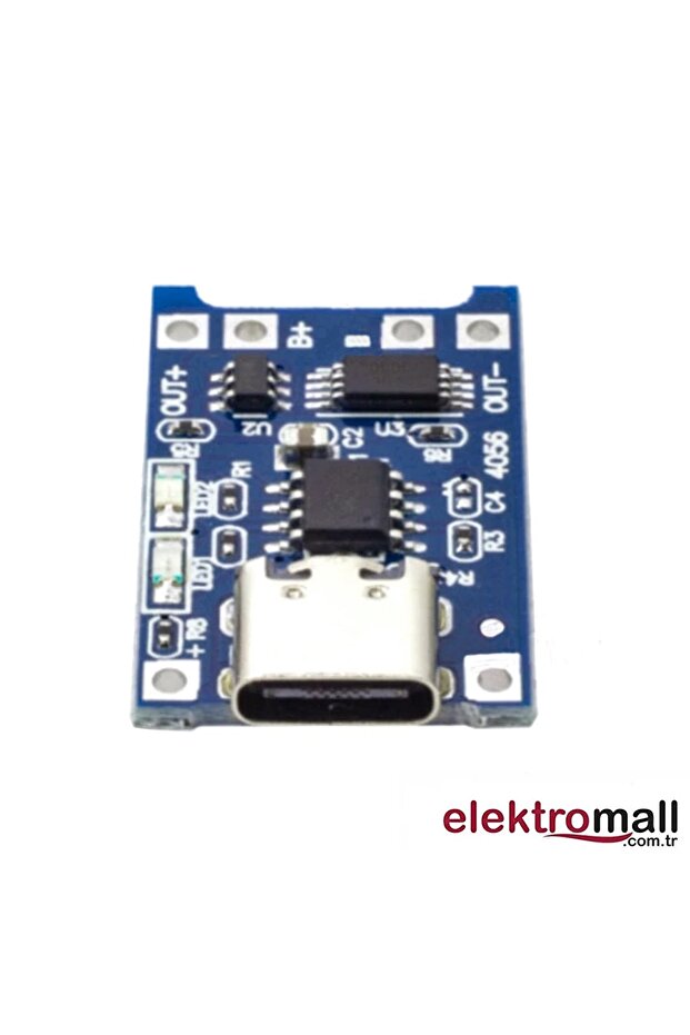 Tp4056 Lityum Pil Şarj Modülü Type-c - 3