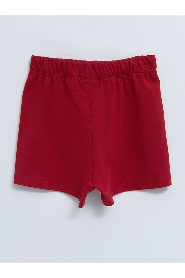 Beli Lastikli Basic Kız Bebek Şort (S2) - 2