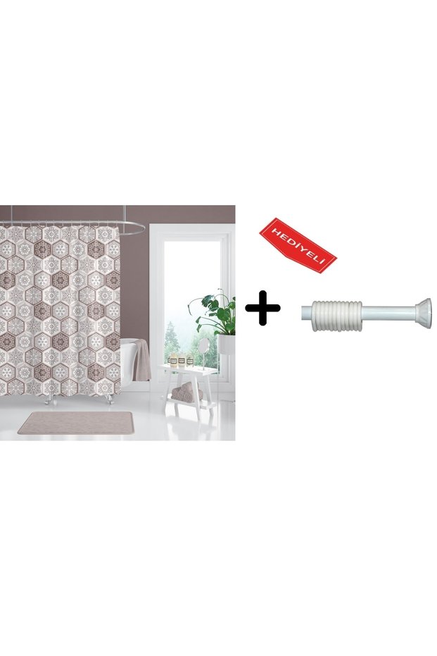 Bathroom Shower Curtain 2345 120x200 Curtain Pipe Hanger 90x130 Gifted