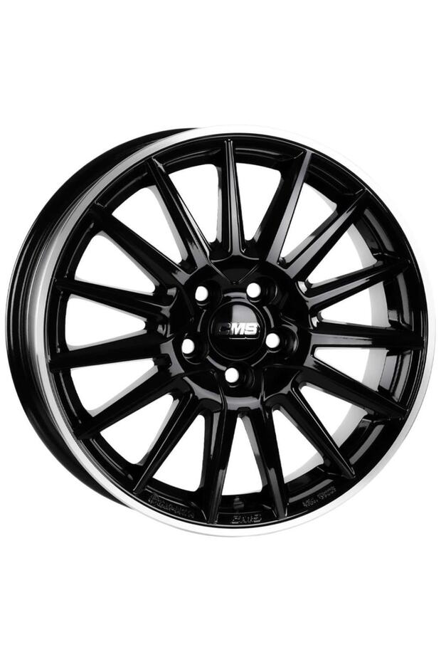 -1264-01 6.0x15"-4x100 Et40 60.1 Diamond Rim Black Gloss Jant (4 Adet) - 1