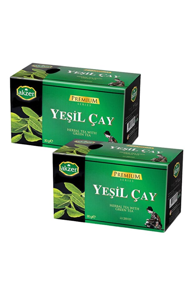 Green Tea (2 Packs) (20*2 Filtered Bags - 30*2 G)