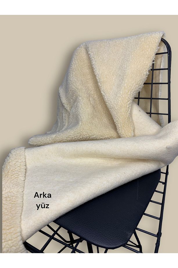 Ithal Snowtop , %80 Yün Peluş Kumaş Yüksek Kalite 50x150 Cm A Kalite Tekstil, Döşeme - 5