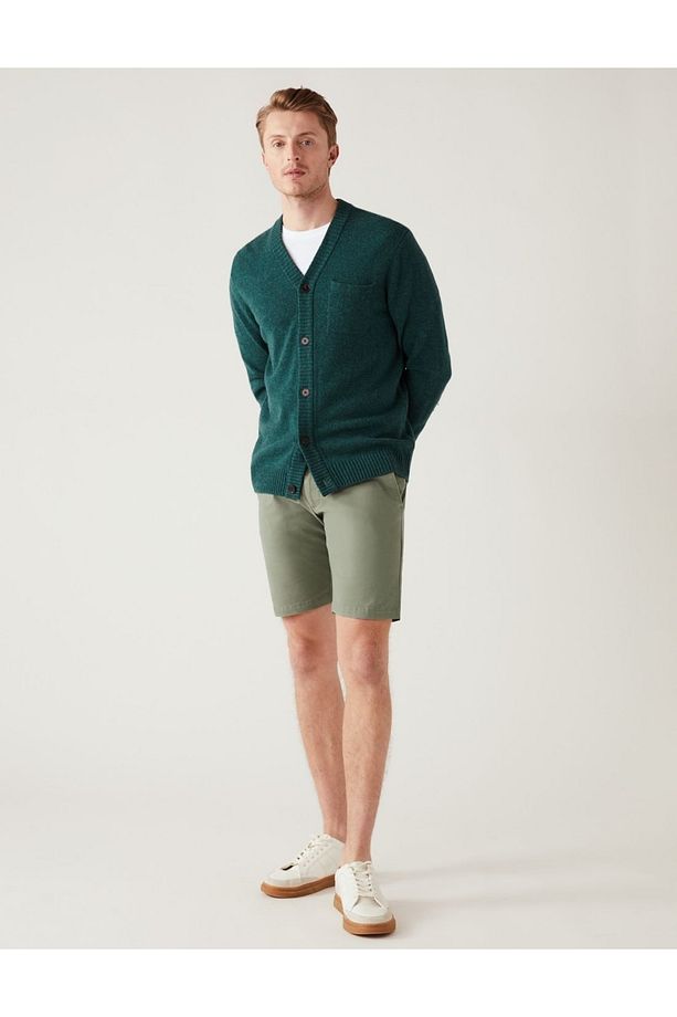 Regular Fit Chino Şort - 1