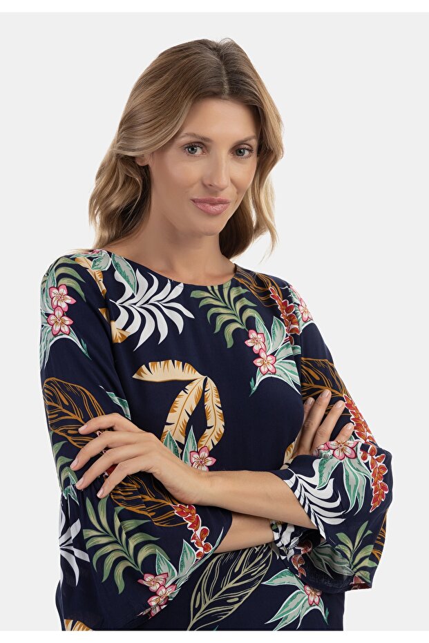 Blusenshirt mit Rüschenärmeln qisha - 4