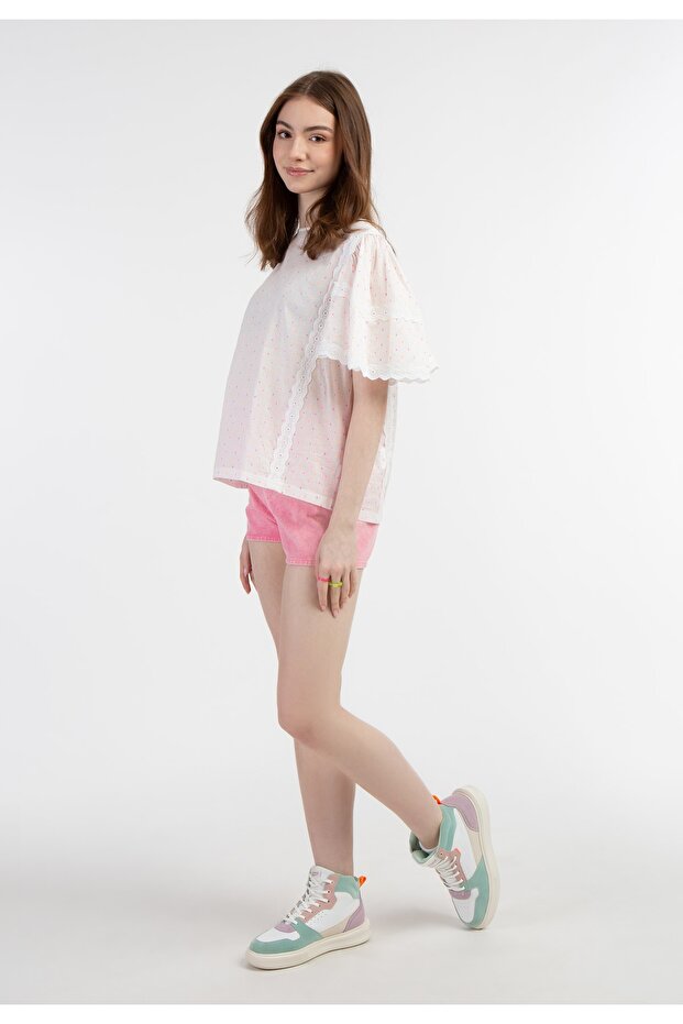 Bluse mit Spitze esha - 2