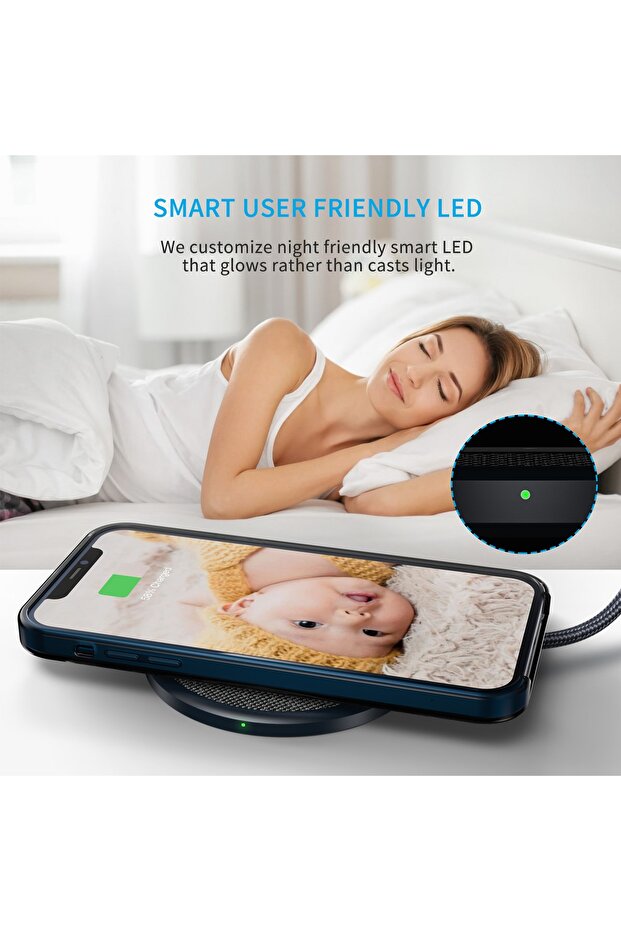 Kablosuz Wireless Şarj Pedi - 8
