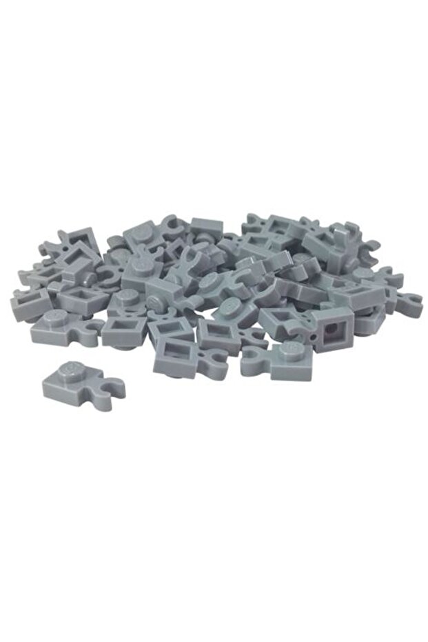 Original Moc Accessory Plate Modified 1 X 1 Light Gray Vertical Clip Flat Brick 10 Pieces Will Be Sent