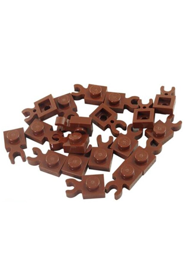 Moc Accessory Plate Modified 1 X 1 Brown Vertical Clipped Flat Brick 6 Pieces Will Be Sent