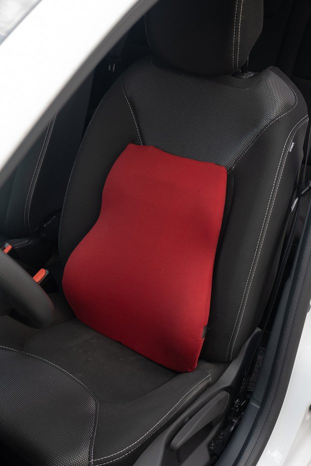 Car Waist Support Orthopedic Vehicle Waist Cushion Visco Waist Support Cushion Burgundy Color