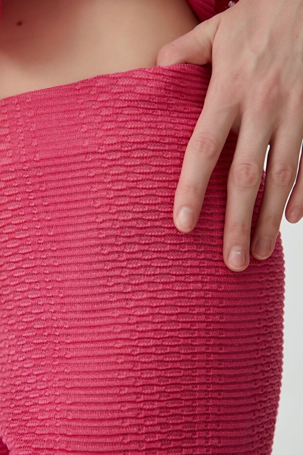 Bol Paça Pembe Pantolon - 5