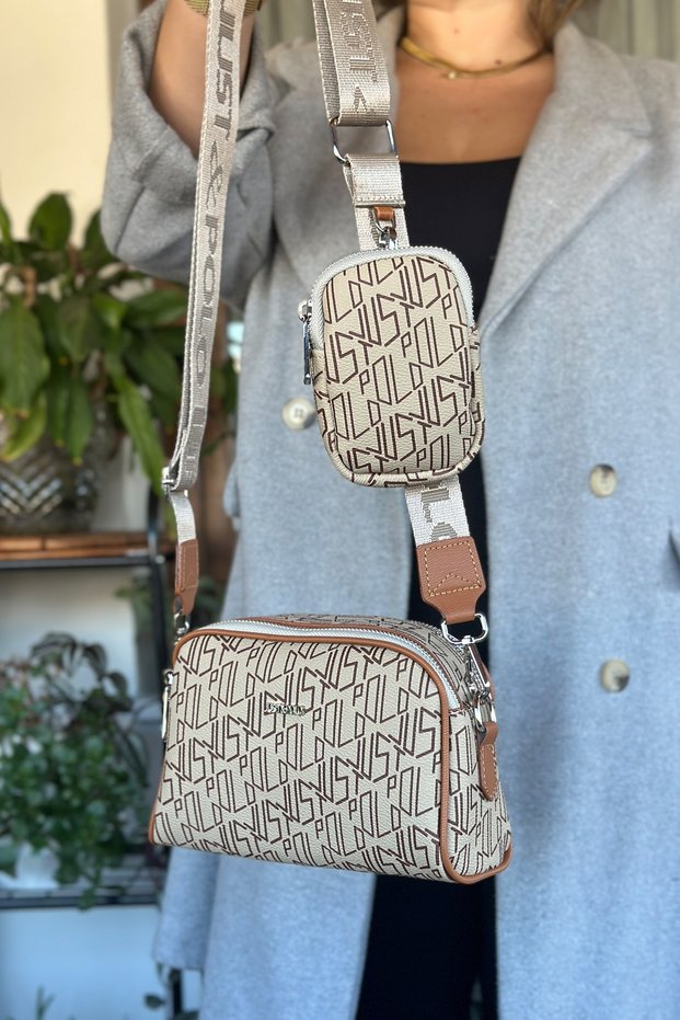 New Season Premium Product Women's Shoulder and Crossbody Bag 3009-gd - Mink Tan