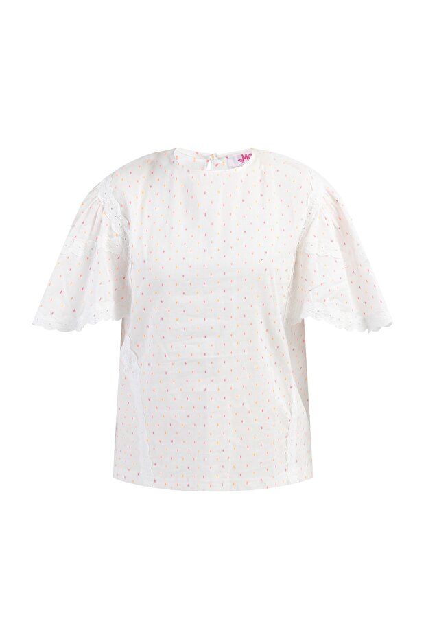 Bluse mit Spitze esha - 1