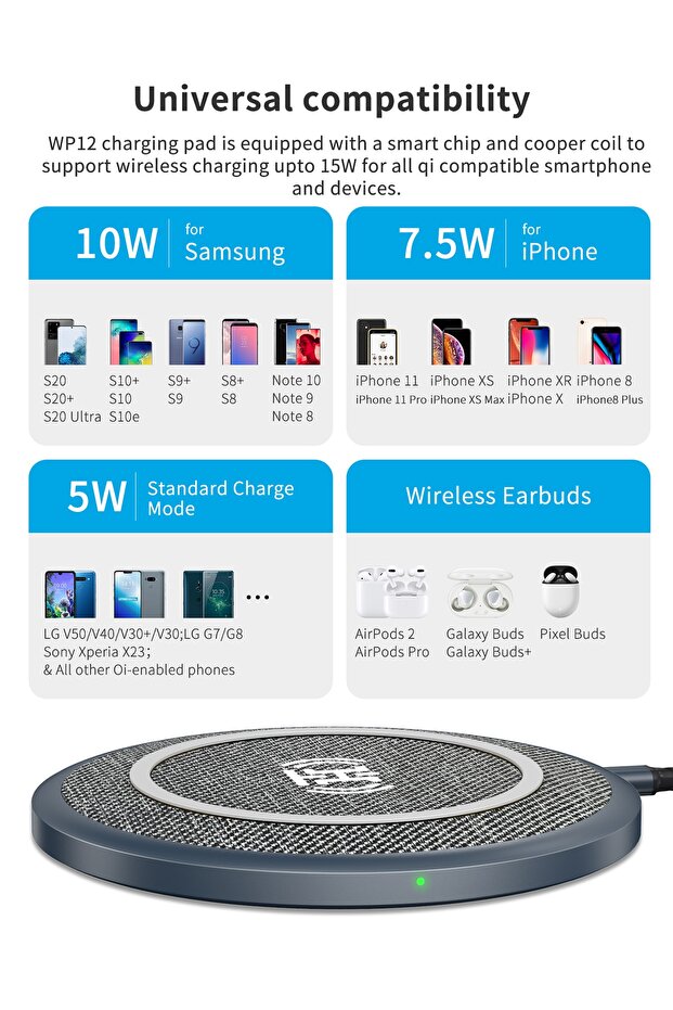Kablosuz Wireless Şarj Pedi - 3
