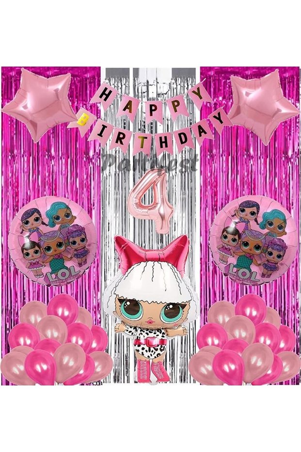 Diva Lol Surprise 4 Year Old Balloon Set Lol Baby Balloon Set Lol Birthday Party Set