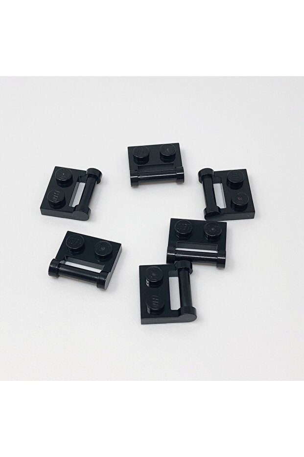 Orjinal Custom Moc Aksesuar Plate Modified 1 X 2 Yatay Bar Siyah Düz Tuğla 8 Adet Gönderilecek - 1