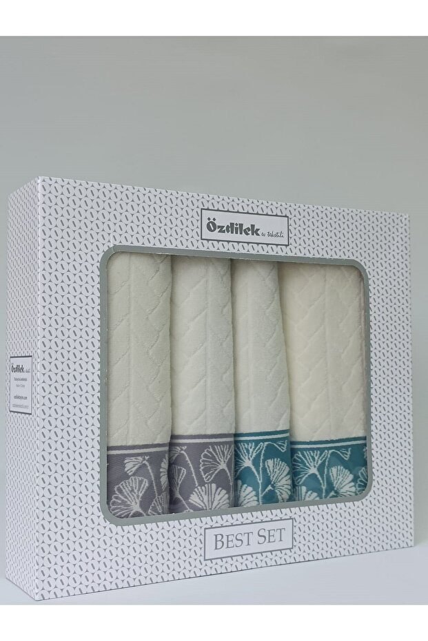 Loseta Large Size Turkish Bath Towel Set - (90x150 Cm+50x90 Cm)
