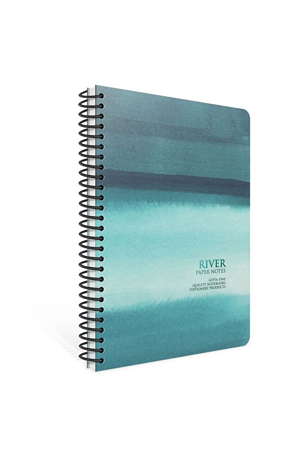 Papernotes Ocean Spiral Hard Cover 17x24 120 ورقة دفتر ملاحظات مربعات