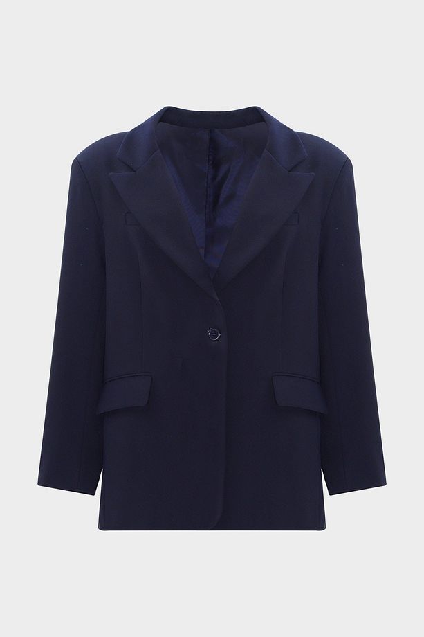 Premium Blazer Krep Dokuma Astarlı Ceket - 1