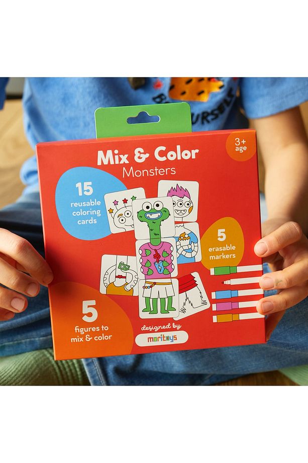 Mix & Color: Monsters - Karıştır Renklendir Canavarlar Puzzle - 4