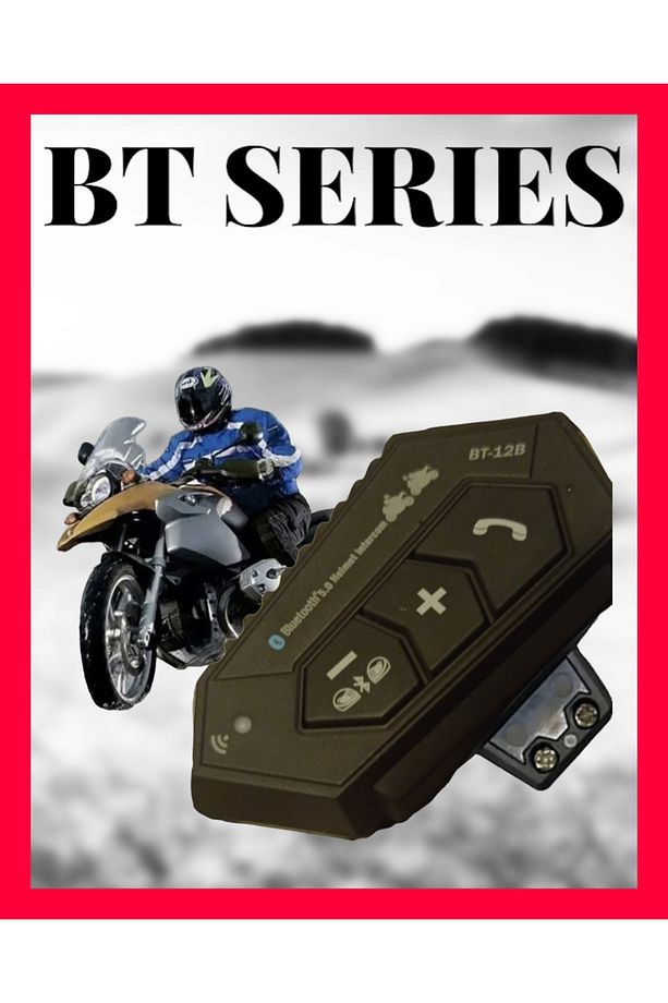 Intercom 2000mah Uyumlu Batarya Çift Kask Baglantı Bt12b 5.0 Bluetooth - 4