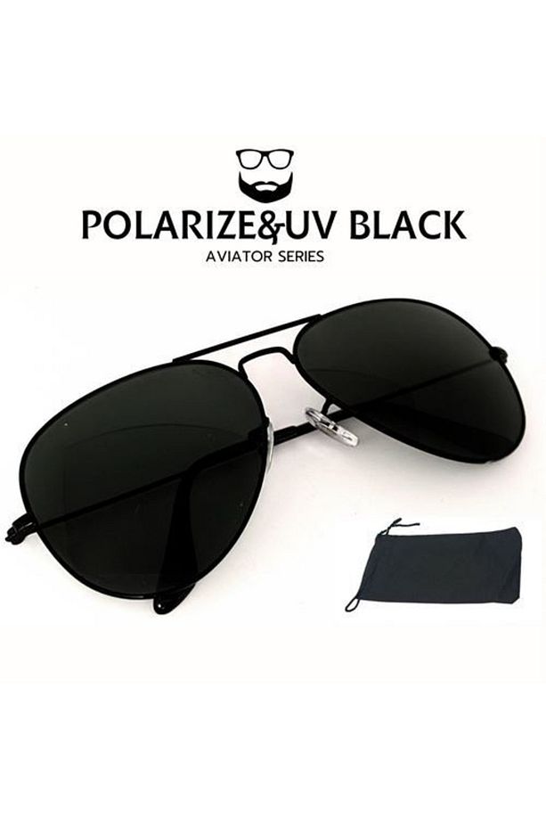 Güneş Gözlüğü Polarize Uv Aviator Design - 1