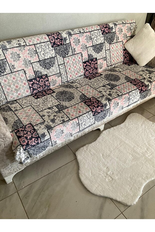 غطاء أريكة سرير أريكة مفردة مهدب شانيل 150x200